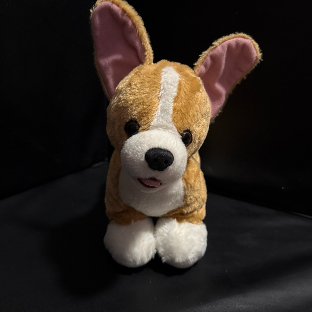 Adorable build a bear Corgi plush